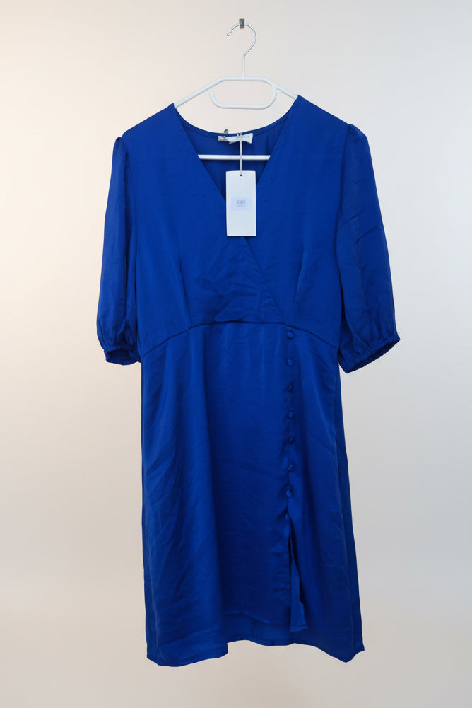 CHARLIOR Women’s Satin mini dress (blue)