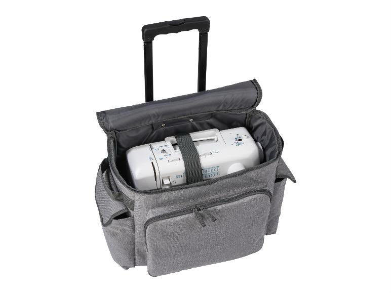 Sewing machine storage bag/trolley, grey TOPMOVE®