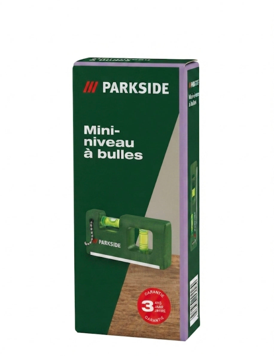 Parkside Mini Bubble Level – Compact Precision Spirit Level