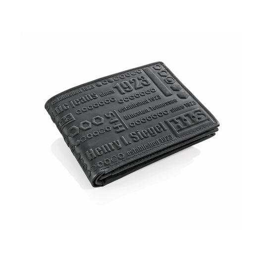 H.I.S Henry I. Siegel Authentic Black Leather Wallet – Vintage-Inspired Design