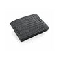 H.I.S Henry I. Siegel Authentic Black Leather Wallet – Vintage-Inspired Design