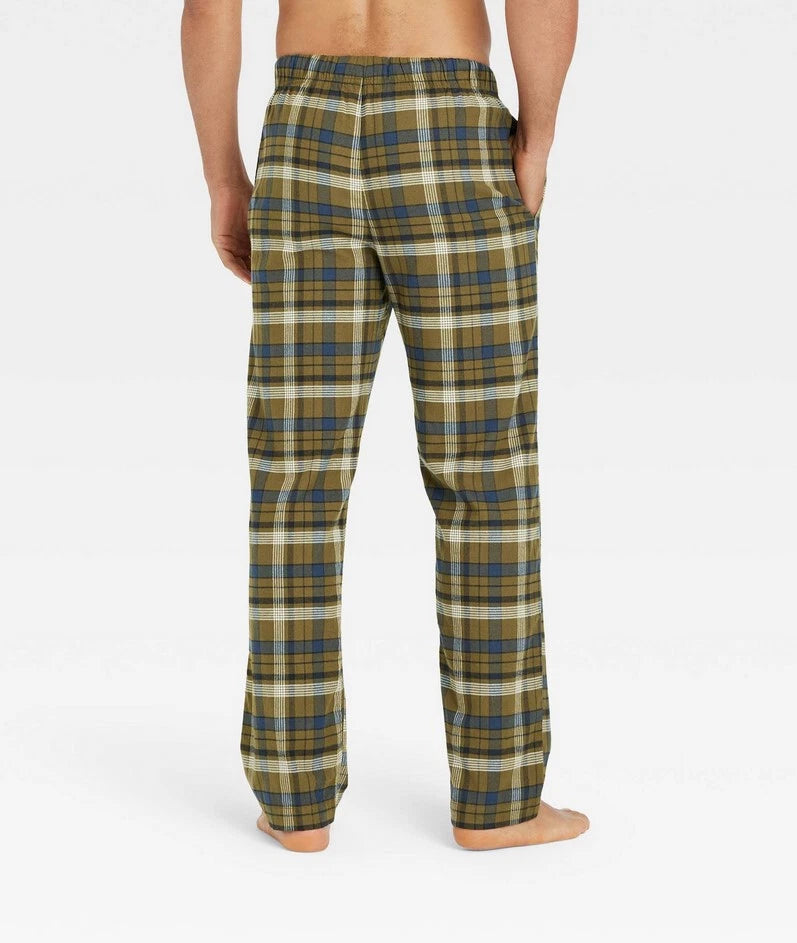 Goodfellow Men's Flannel Pajama Pants, Plaid