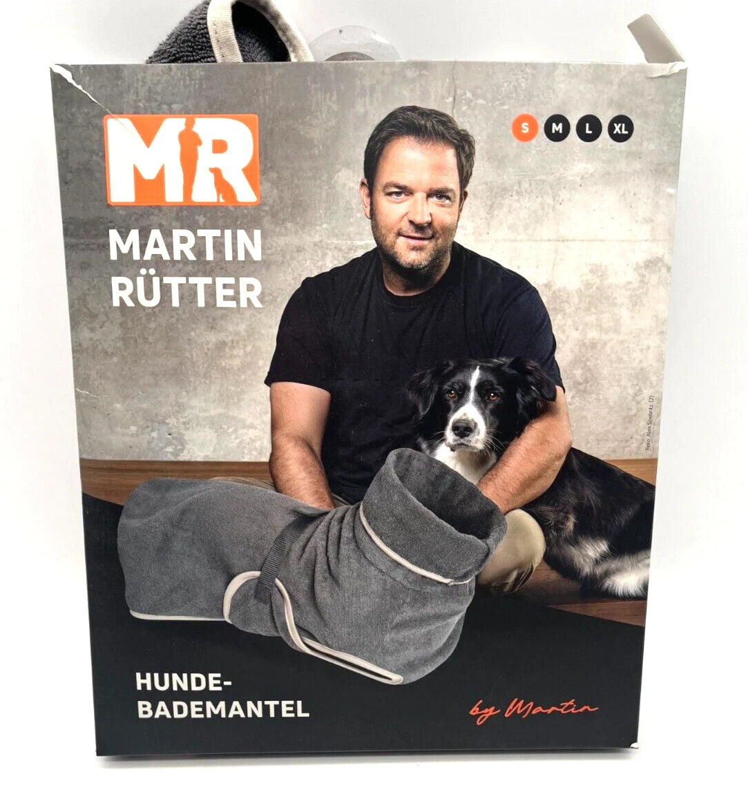 MARTIN RÜTTER رداء حمام للكلاب (مقاس M)
