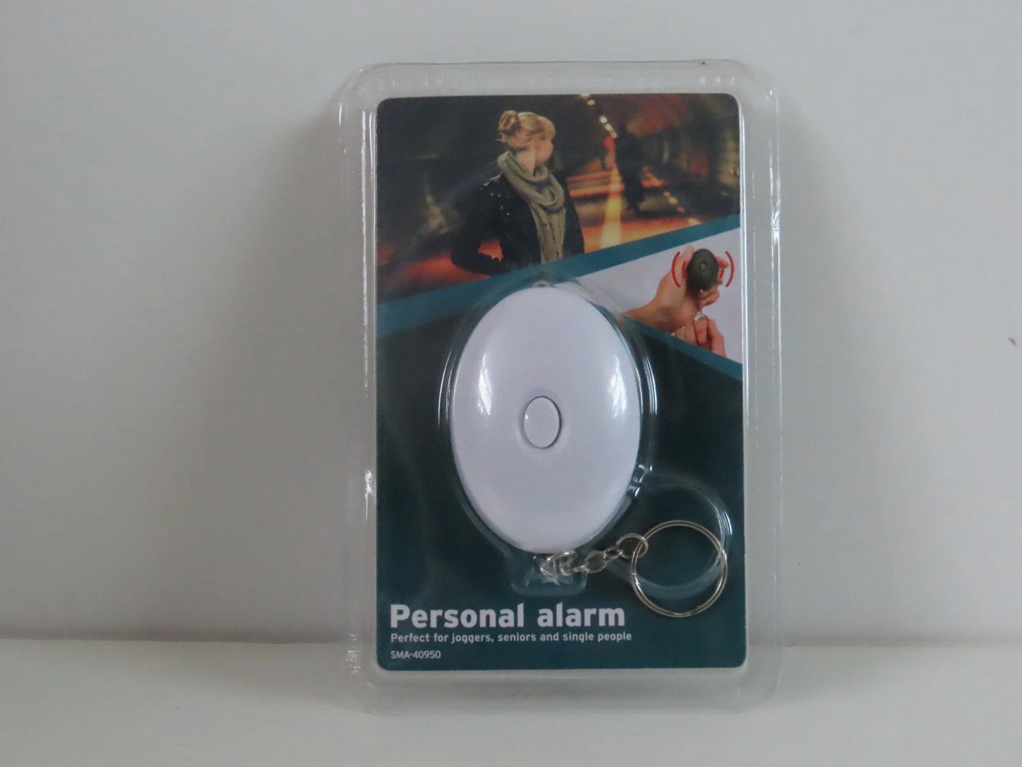 Smartwares Personal Alarm – 100 dB – With key ring – White