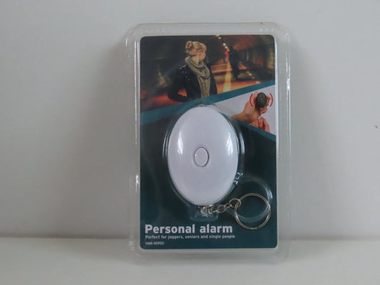 Smartwares Personal Alarm – 100 dB – With key ring – White