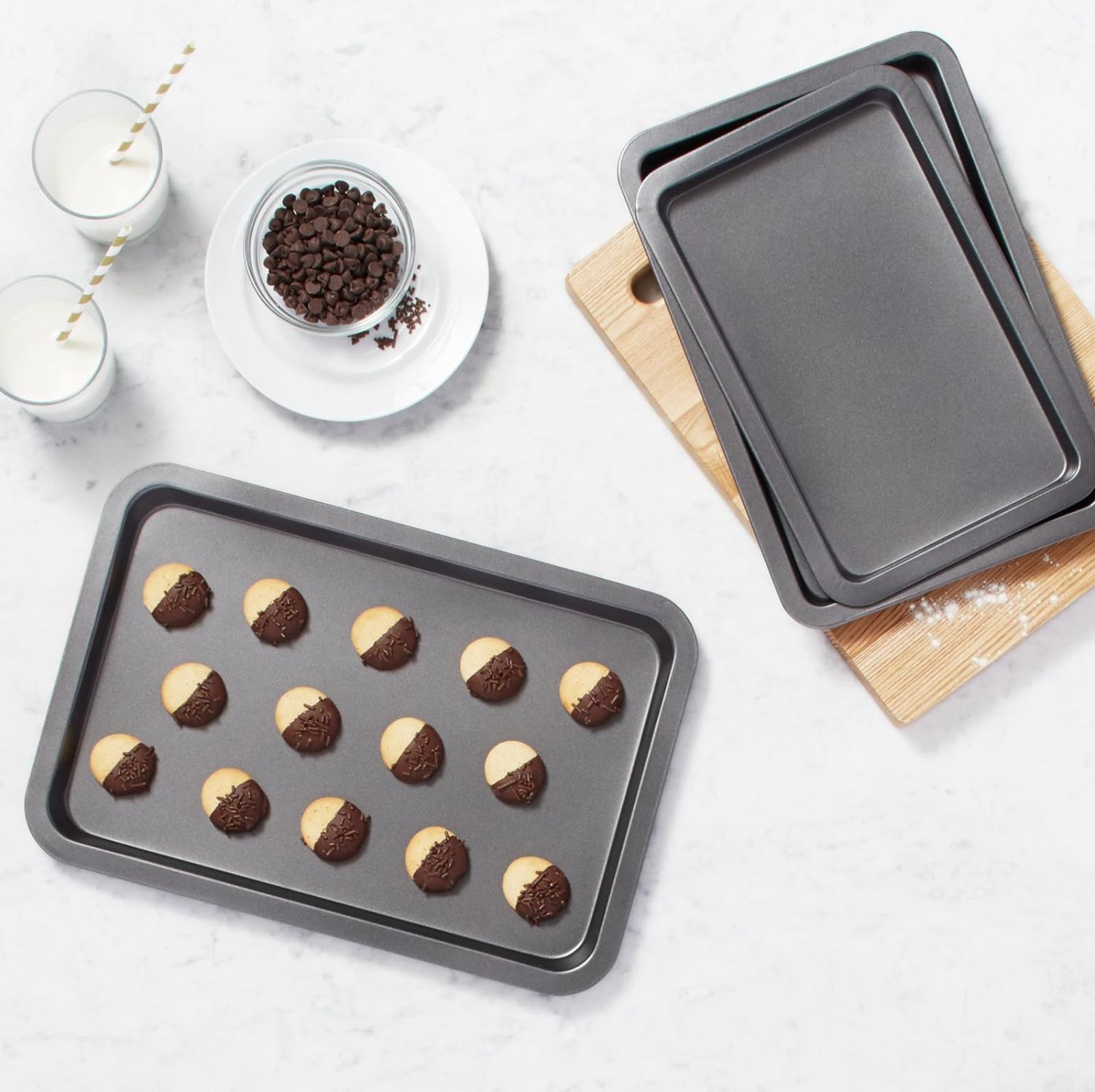 Baking Tray Set, 3 Pieces