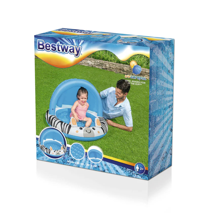 Bestway Safari Sun Shaded Kiddie Pool 97x66cm