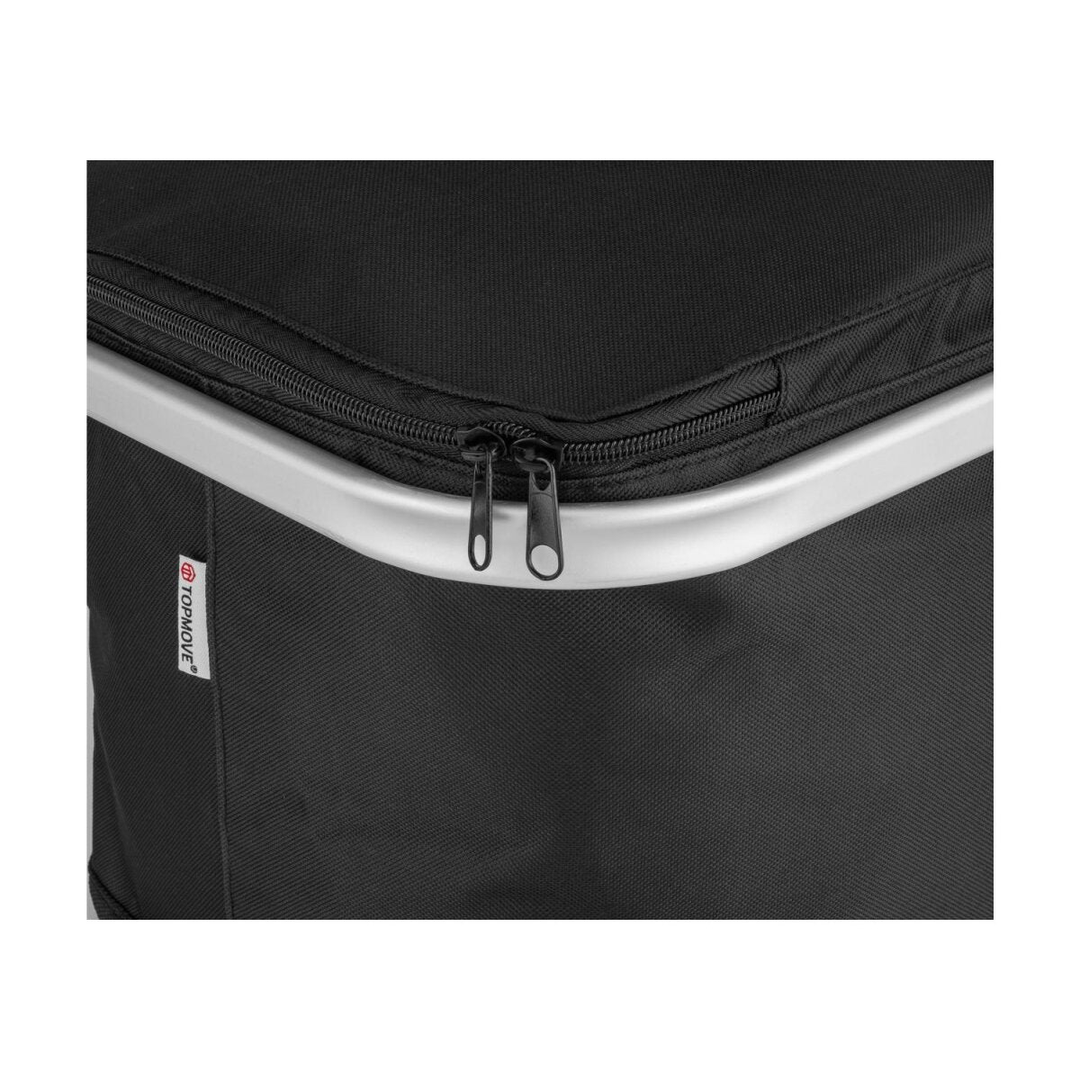 TOPMOVE® Shopping basket with aluminum frame, foldable